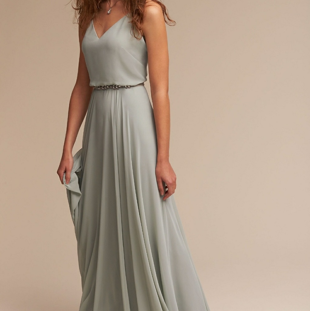 BHLDN Inesse Dress by Jenny Yoo in Morning Mist